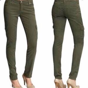 PAIGE Twill Cargo Skinny. Size 27